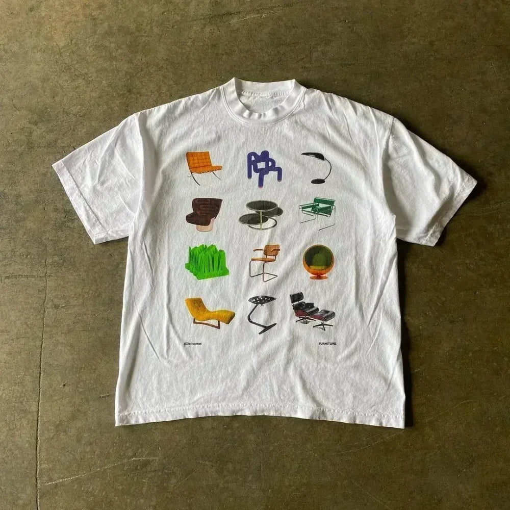 Retro Graphic Y2K T-Shirt
