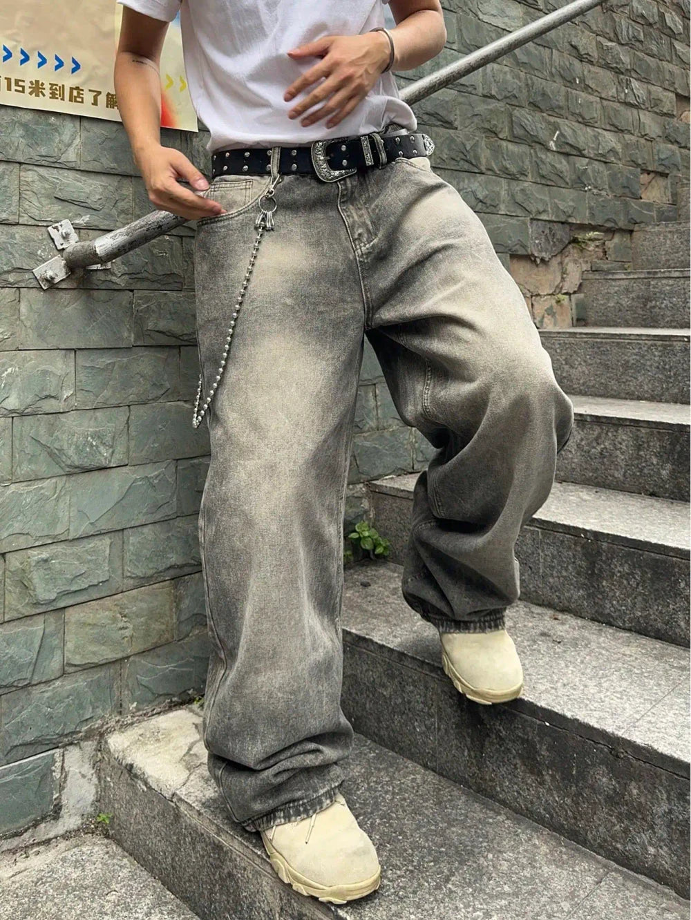 Loose Fit Baggy Denim Jeans