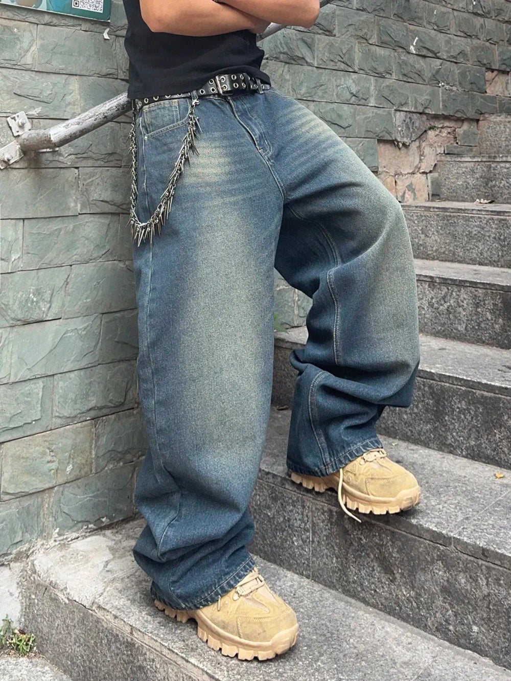 Loose Fit Baggy Denim Jeans