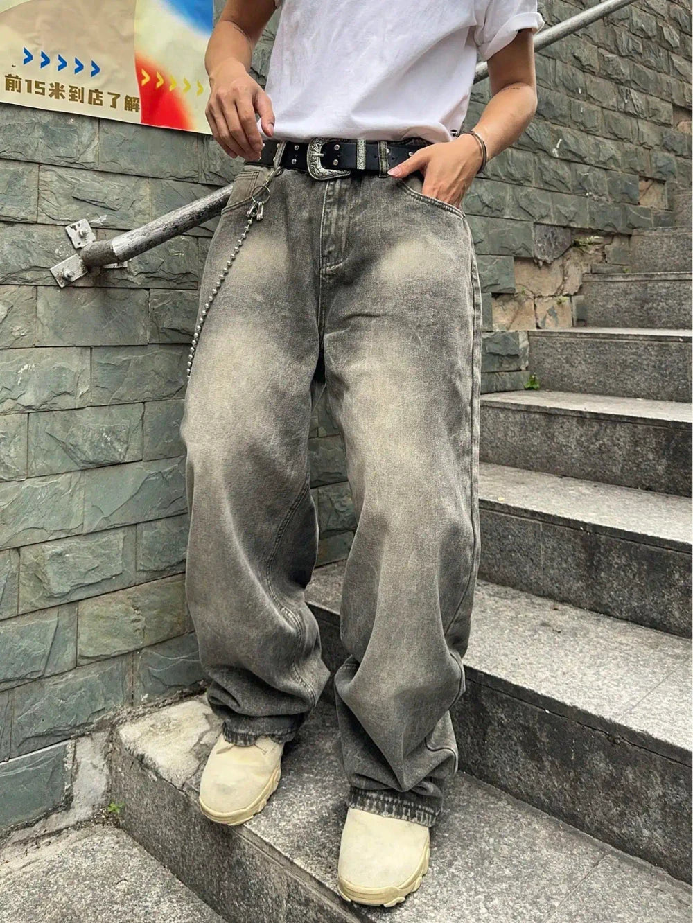 Loose Fit Baggy Denim Jeans