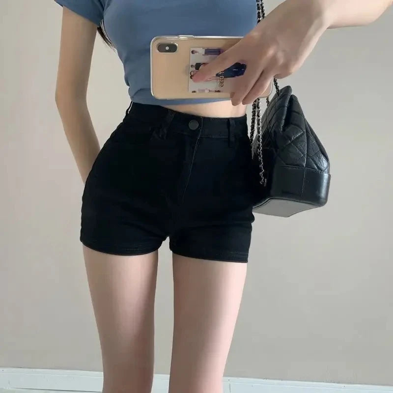 Raw Denim A-line Shorts
