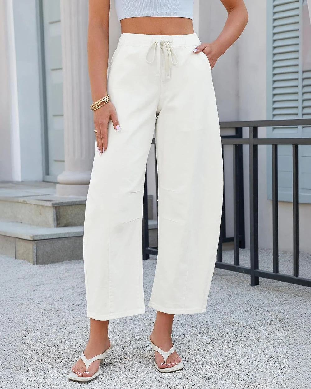 Grapent High Waisted Barrel Jeans