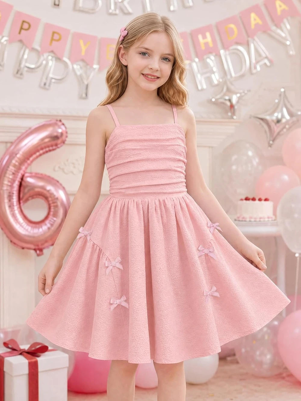 Girls Flowy Summer Sundress