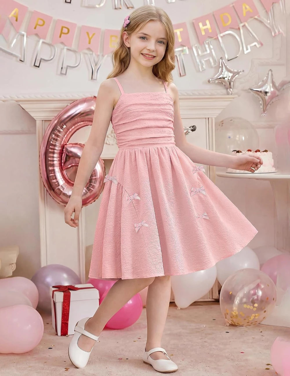 Girls Flowy Summer Sundress