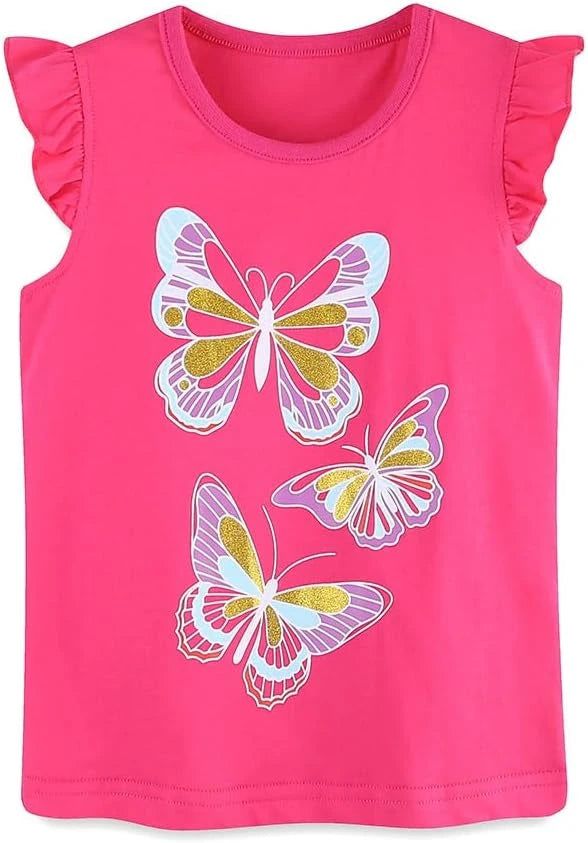Toddler Girls Cotton Summer Shorts Set